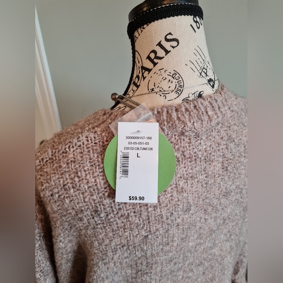 NWT RICKI'S Eco-friendly Oversized Long Sweater - Picture 6 of 6